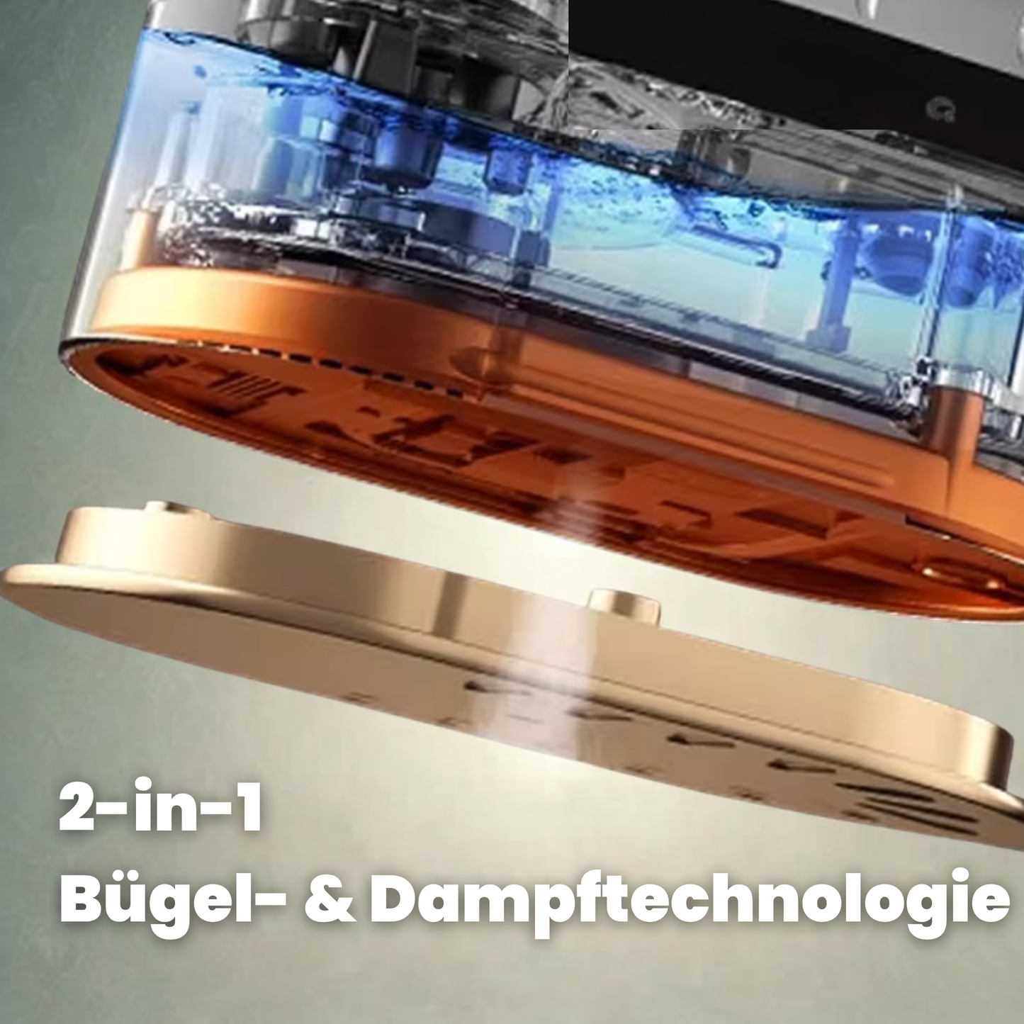 2-in-1 Schnelles & Tragbares Bügeleisen
