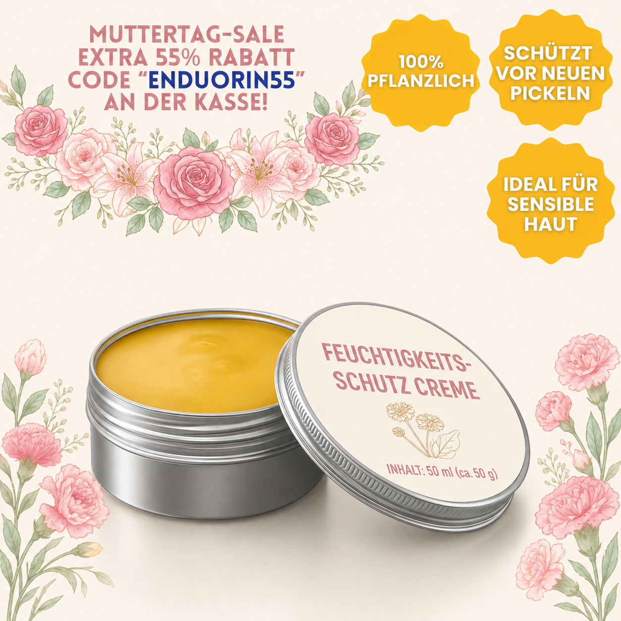 Feuchtigkeits-Schutz Creme